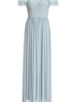 Off-Shoulder Abendkleid mit Blütena female