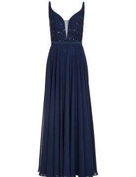 Spitzenkleid mit nachhaltigem Chiff female