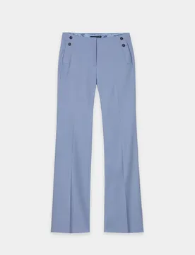 Gabardine-Flared-Pants female