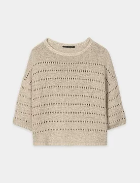 Pullover mit Ajour-Muster female