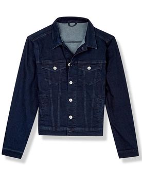 XL Jeans-Jacke kurz male