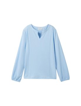 T-shirt blouse vertical stripe female