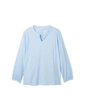T-shirt blouse vertical stripe female
