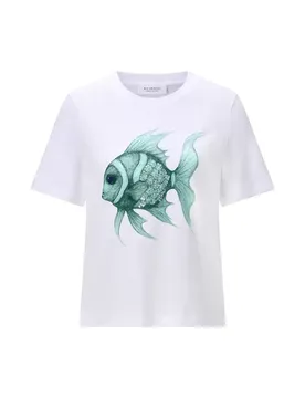XS Elegant Fit T-Shirt Fish female