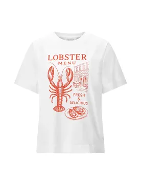 Easy Fit T-Shirt Lobster Print feale