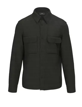 Herringbone Linen Overshirt male
