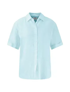 BLOUSE 1/2 LINEN MIX female