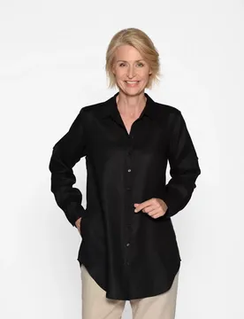 Longbluse, Hemdkragen, 1/1 Arm female