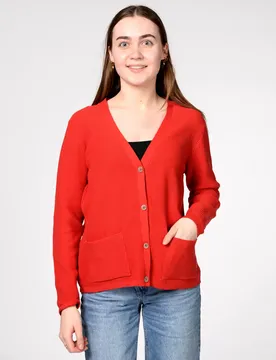 V-Cardigan, 1/1 Arm, uni female