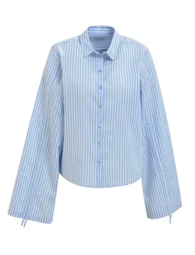 SHIRT BLOUSE GATHERED 1/1 SLEEVE female