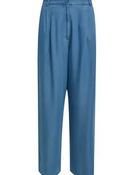 PLEATED LYOCELL PANTS female