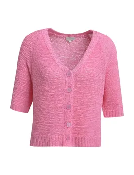 RAGAN SEEVE CARDIGAN W V- NEC femae