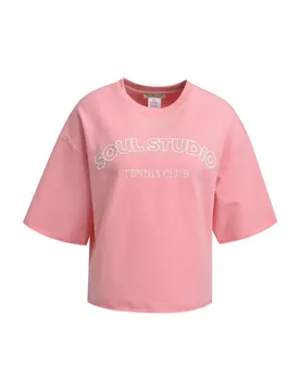 BOXY CROPPED COLLEGE SWEATSHIRT SHO feale