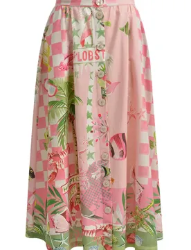 XS SKIRT WITH BUTTON female
