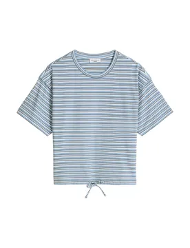 T-Shirt, SSL, Crewneck, Tie Detail feale