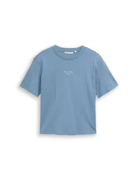 Boxy T-shirt with embro female