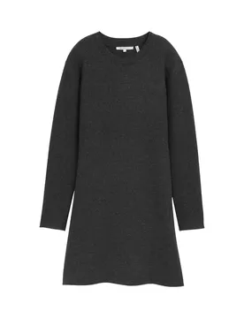 Skater knit dress female