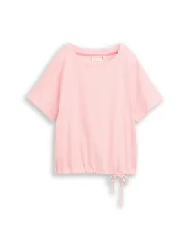 T-Shirt striped rib raglan female