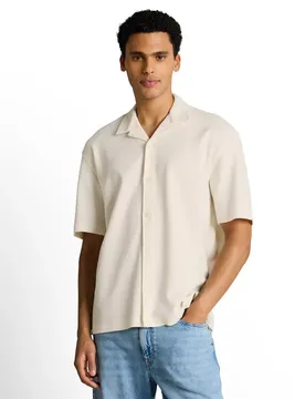 XL loose structured shirt male