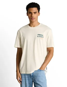 XL relaxed printed t-shirt male
