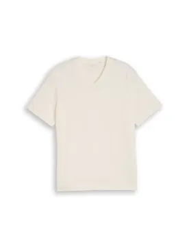 XL printed v-neck t-shirt male