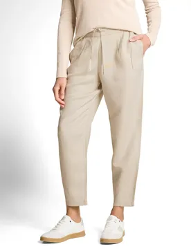 Loose fit linen pants female