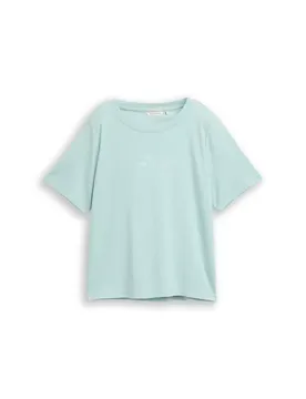 T-shirt boxy crew neck with pr feale