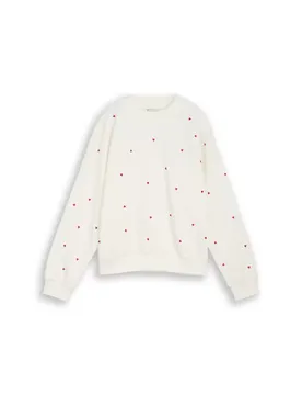 Sweatshirt with embroidery female