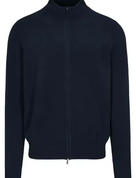 S Cardigan mit Zip, uni male