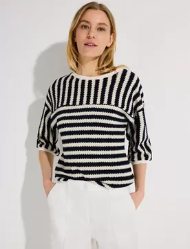 Sweatshirt with Stripes female