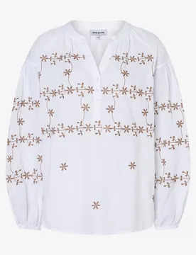 Embroidered Tunic Blouse female