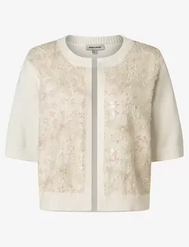 Cardigan with Glitter-Effect female