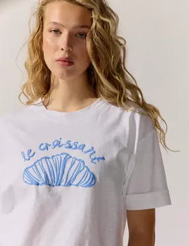 XL T-Shirt`Croissant` female