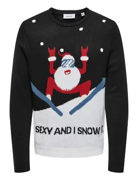 ONXMA REG 5 PLACEMENT CREW KNIT male