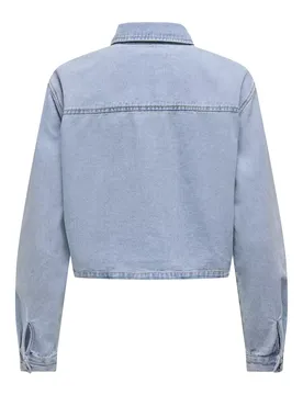 JDYARLY L/S BOXY SHACKET DN NOOS feale