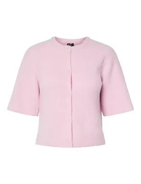 PCSILLY SS O-NECK KNIT CARDIGAN NOO female