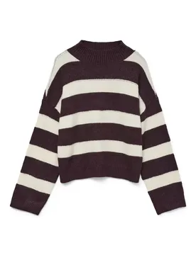VMINEZ L HIGHNECK HORT PULLOVER B female