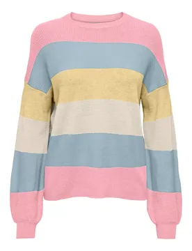 ONATIA /S STRIPE PUOV KNT NOOS femae