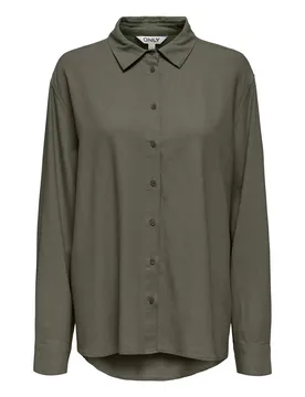 ONLGOA L/S LINEN BL SHIRT CC PNT female