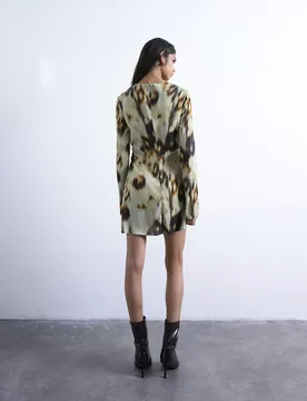 TSJILL LS MINI DRESS female