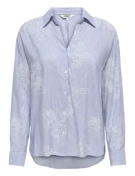 ONLMIKELA LS REG STRIPED SHIRT WVN female