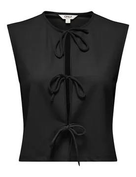 ONLSAKURA SL SHORT TIE TOP WVN female