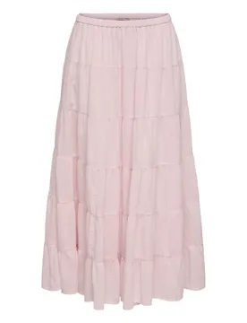 ONLKELLY LONG LAYER SKIRT WVN feale