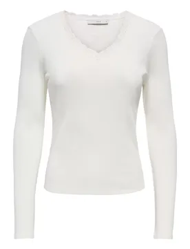 ONLSARA SHARAI L/S V-NECK TOP JRS feale
