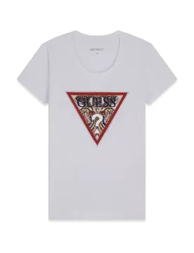 SS CN PAISLEY TRIANGLE TEE female
