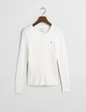 STRETCH COTTON CABE CARDIGAN femae
