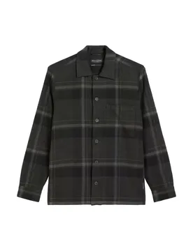 OVERSHIRT WITH BOWLING COLLAR, CHES male