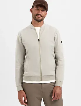 Sweater Full zip College Collar Twi male