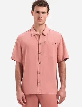 Shirt Short Sleeve With Linen, Garm male