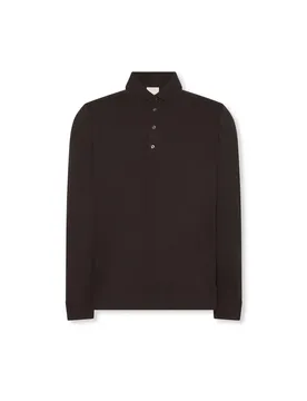 LS JACQUARD WOOL POLO male